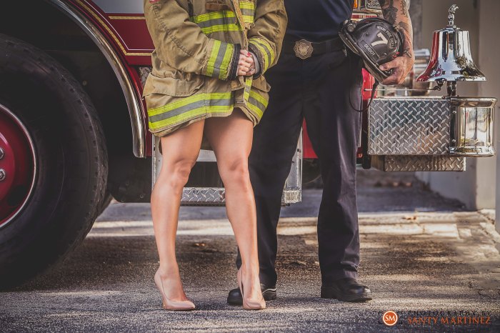 Miami Firefighter Engagement Session - Photography by Santy Martinez-12