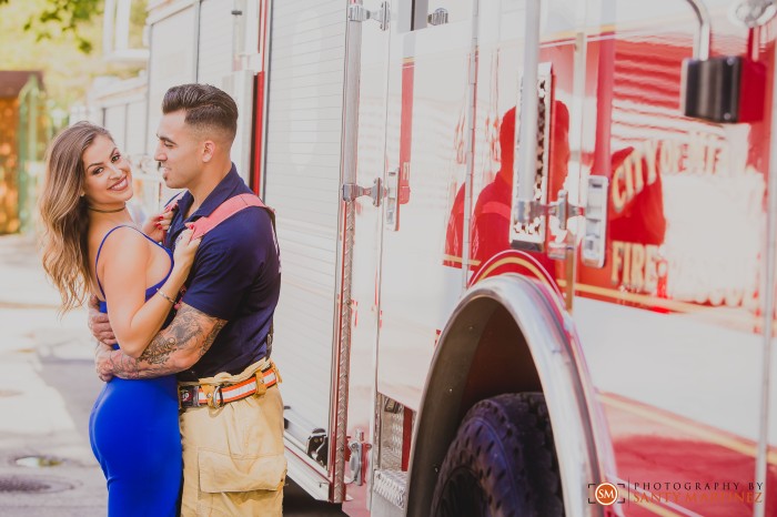 Miami Firefighter Engagement Session - Photography by Santy Martinez-8